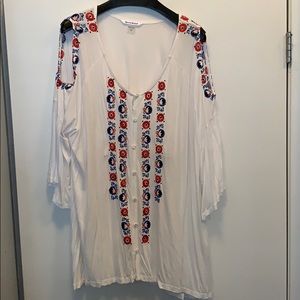 Cold Shoulder Knot top